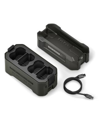 4-Channel Portable Charging Station for NP-W235 Battery, Green