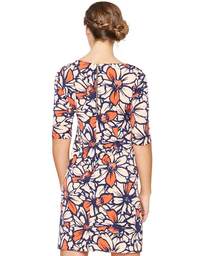 Taylor Maternity FloralPrint Shift Dress Macy's
