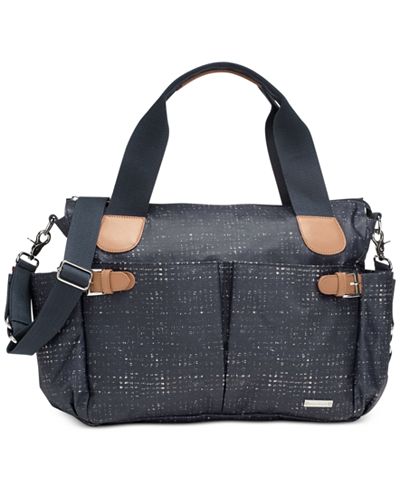 Storksak Baby Kay Crosshatch Diaper Bag