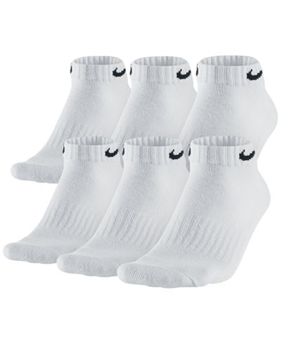 Nike Men's Cotton Low-Cut Socks 6-Pack - Socks - Men - Macy's