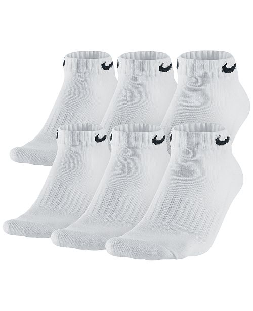 Nike Men's Cotton Low-Cut Socks 6-Pack & Reviews - Socks - Men - Macy's