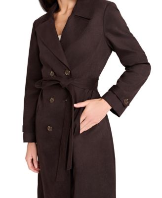 Women's Notch Collar 6-Button Trench Coat