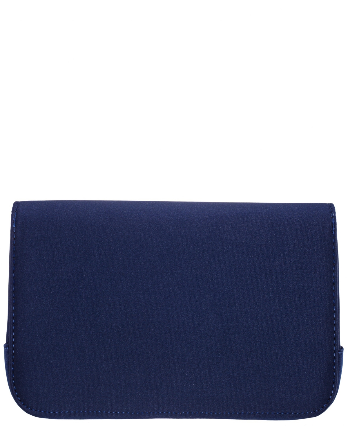 Nina Art Deco Crystal Ornament Magnetic Snap Clutch In Blue