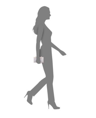 Crystal Handle Lift Lock Lace Clutch