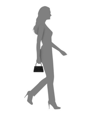 Crystal Magnetic Snap Satchel Bag