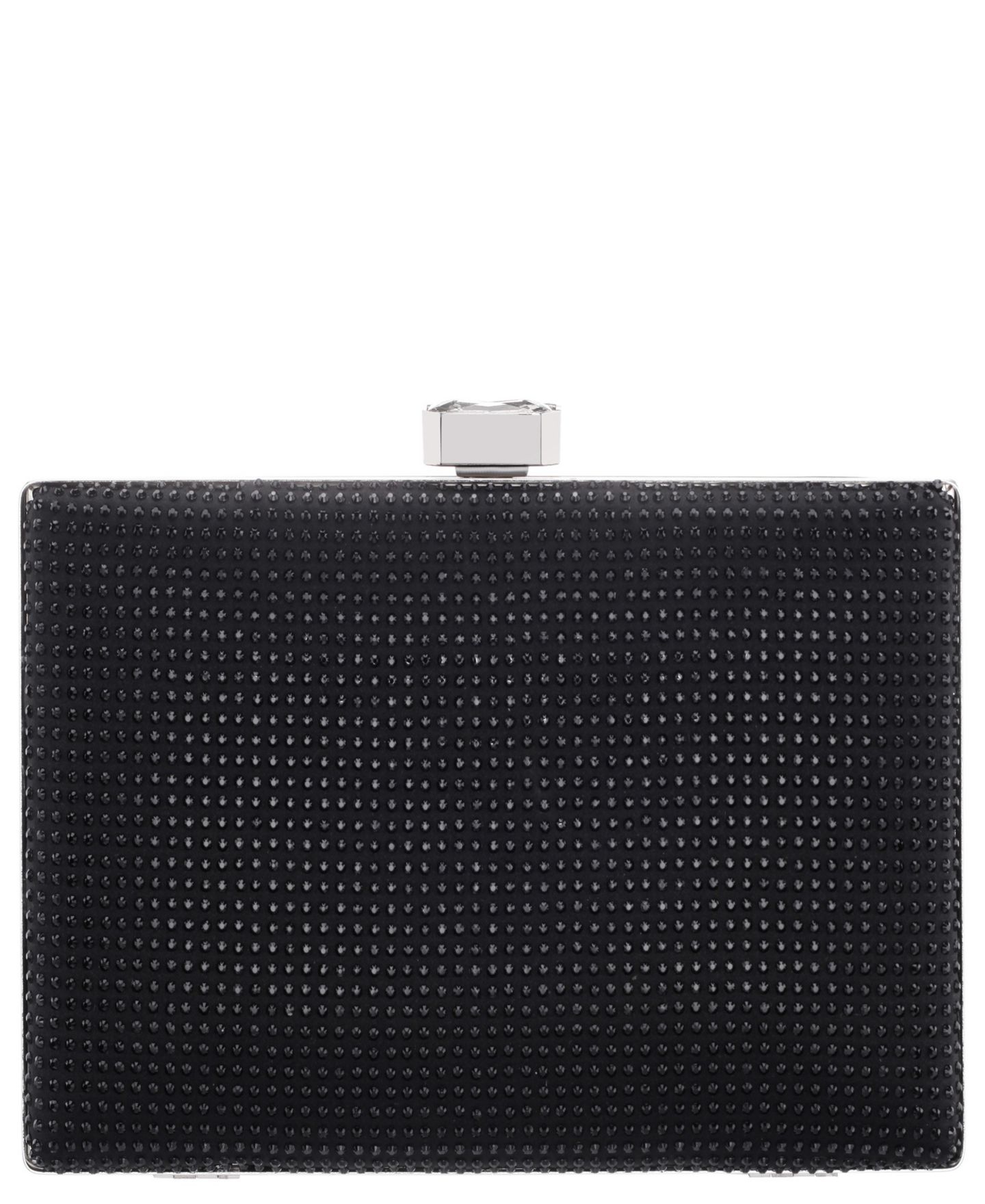 Женский клатч Nina Crystal Minaudiere Lift Lock Clutch, цвет: Чёрный — фото 1