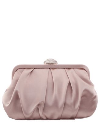 Classic Lift Lock Satin Clutch