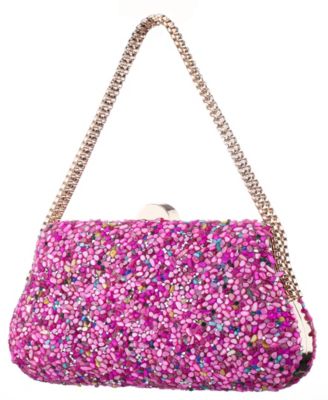 Rock Candy Minaudiere Crystal Lift Lock Clutch