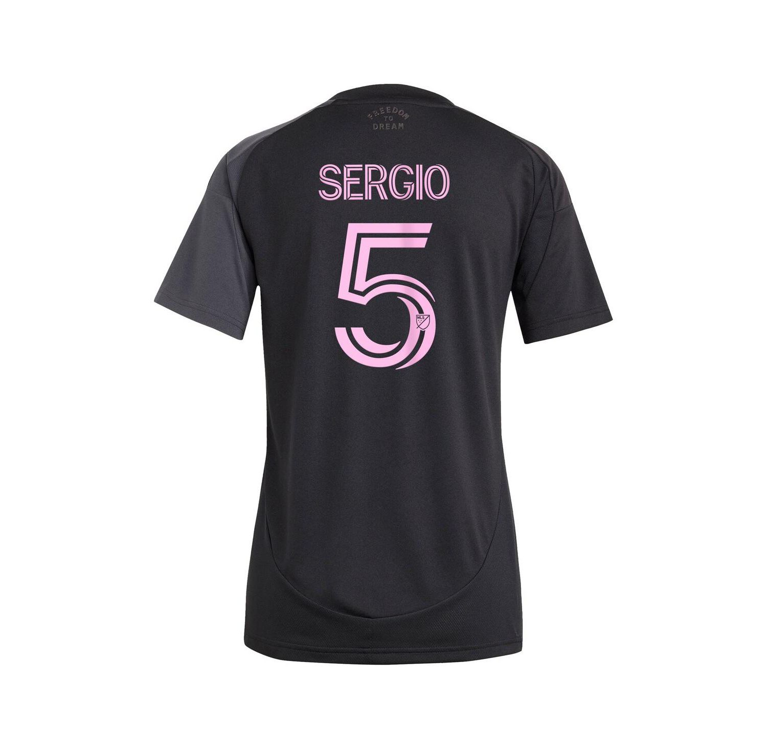 Women's Sergio Busquets Black Inter Miami CF 2025 The Fortitude Kit Replica Player Jersey