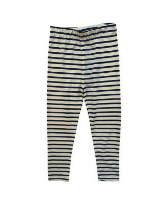 Toddler 2-Piece West Virginia Mountaineers Long Sleeve Top and Striped Tri-Blend Leggings Set