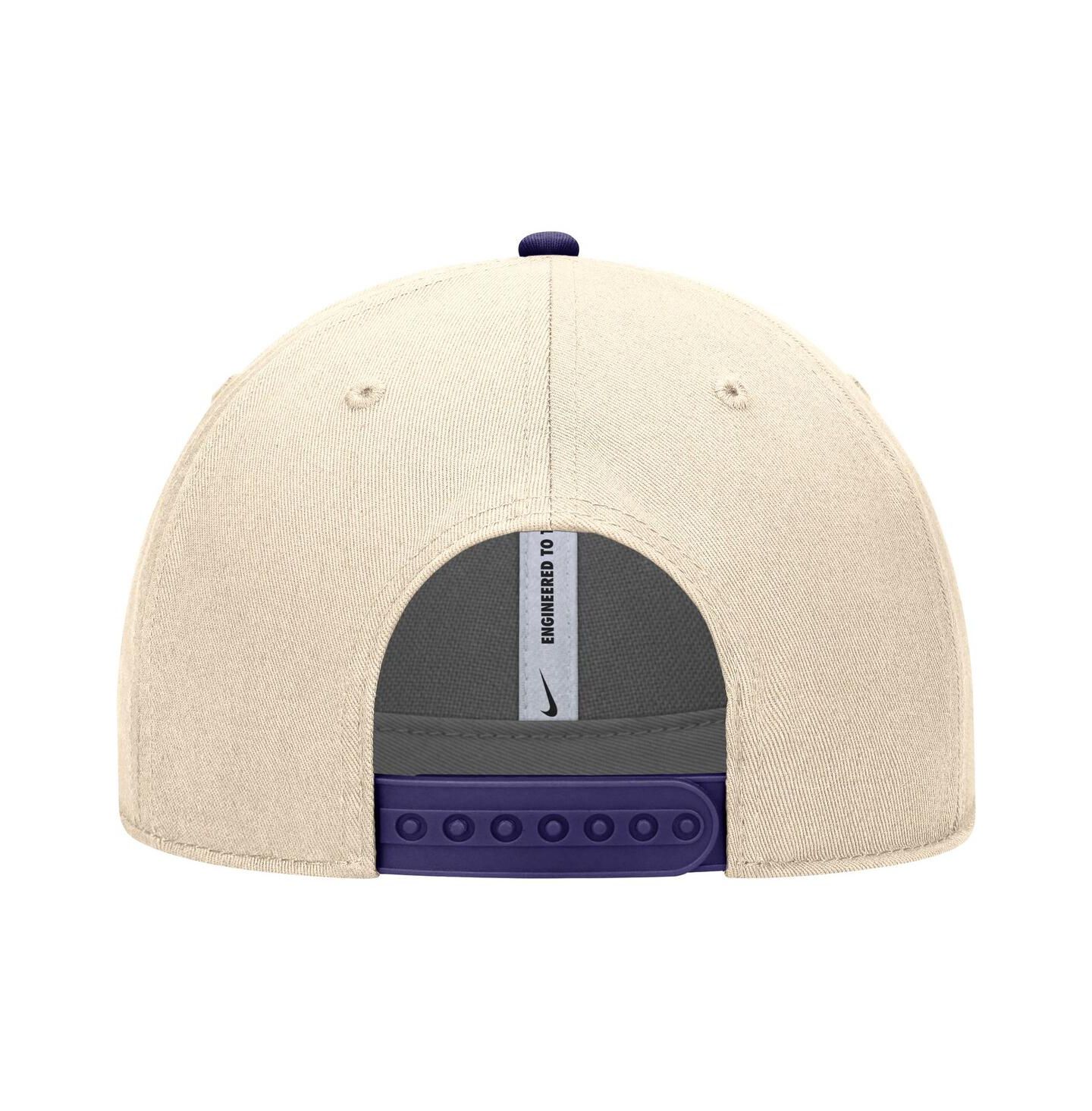 Мужская кепка Nike Natural Kansas State Wildcats Rise Adjustable Hat — фото 2