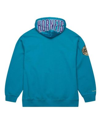 Men's Teal Charlotte Hornets Team OG 2.0 Logo Fleece Pullover Hoodie