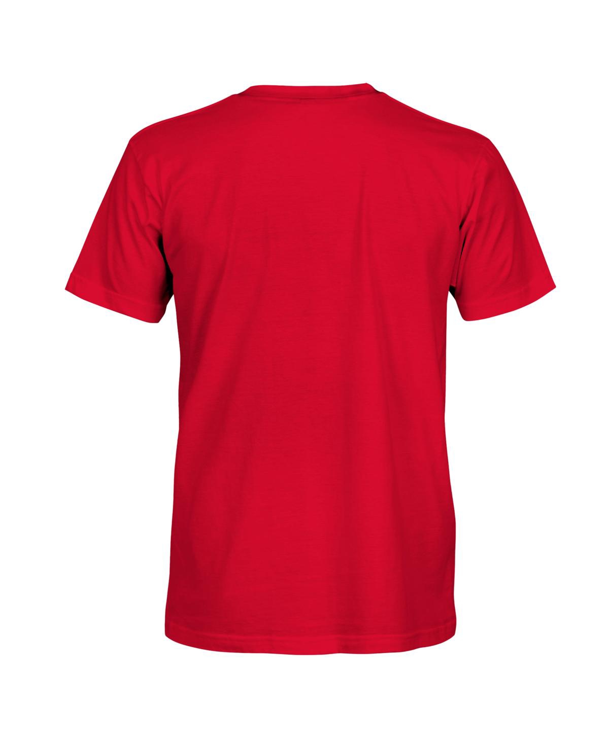 1863fc Men's Red Atletico De Madrid Badge Short Sleeve Cotton T-shirt In Red