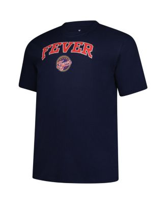 Men's Navy Indiana Fever Big Tall Arch Logo T-Shirt