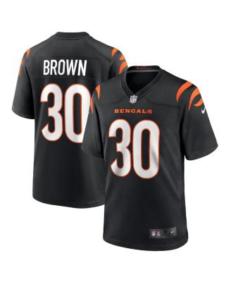 Nike - Men's Chase Brown Black Cincinnati Bengals Team Game Jersey