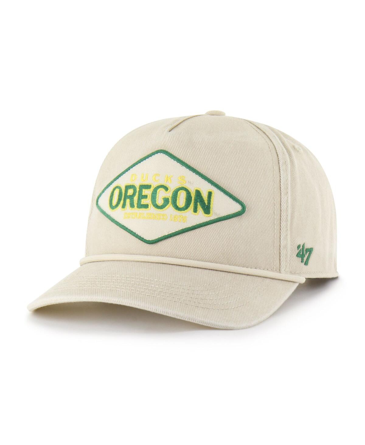 47 Brand Men's And Women's Cream Oregon Ducks Outdoorsmen Cairn Hitch Adjustable Hat In Neutral