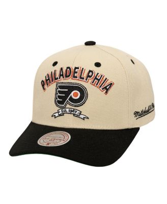Mitchell & Ness - Men's Cream Philadelphia Flyers Soul Legacy Defined Two-Tone Pro Crown Adjustable Hat