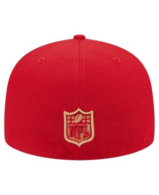 Men's Scarlet San Francisco 49ers Oversized 59FIFTY Fitted Hat