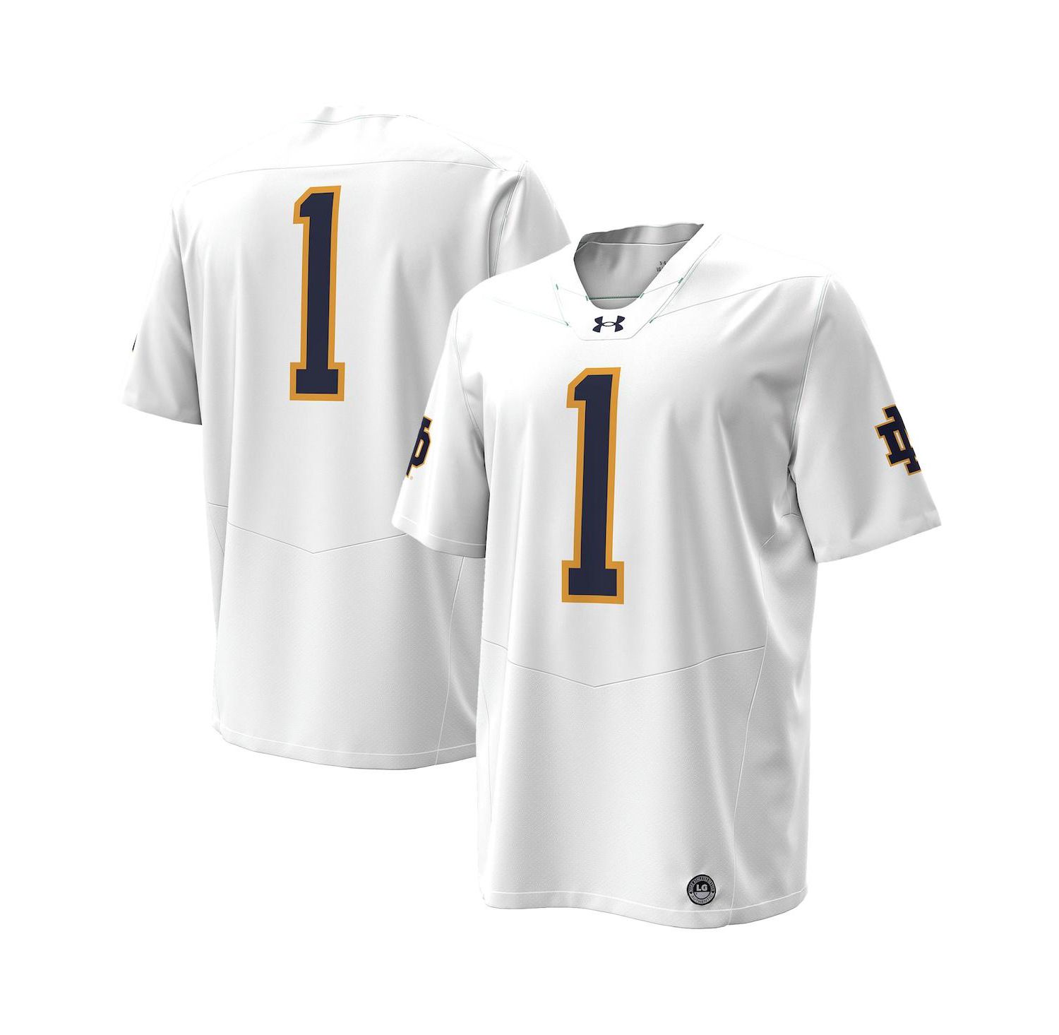 Men's White Notre Dame Fighting Irish Premier Football Jersey