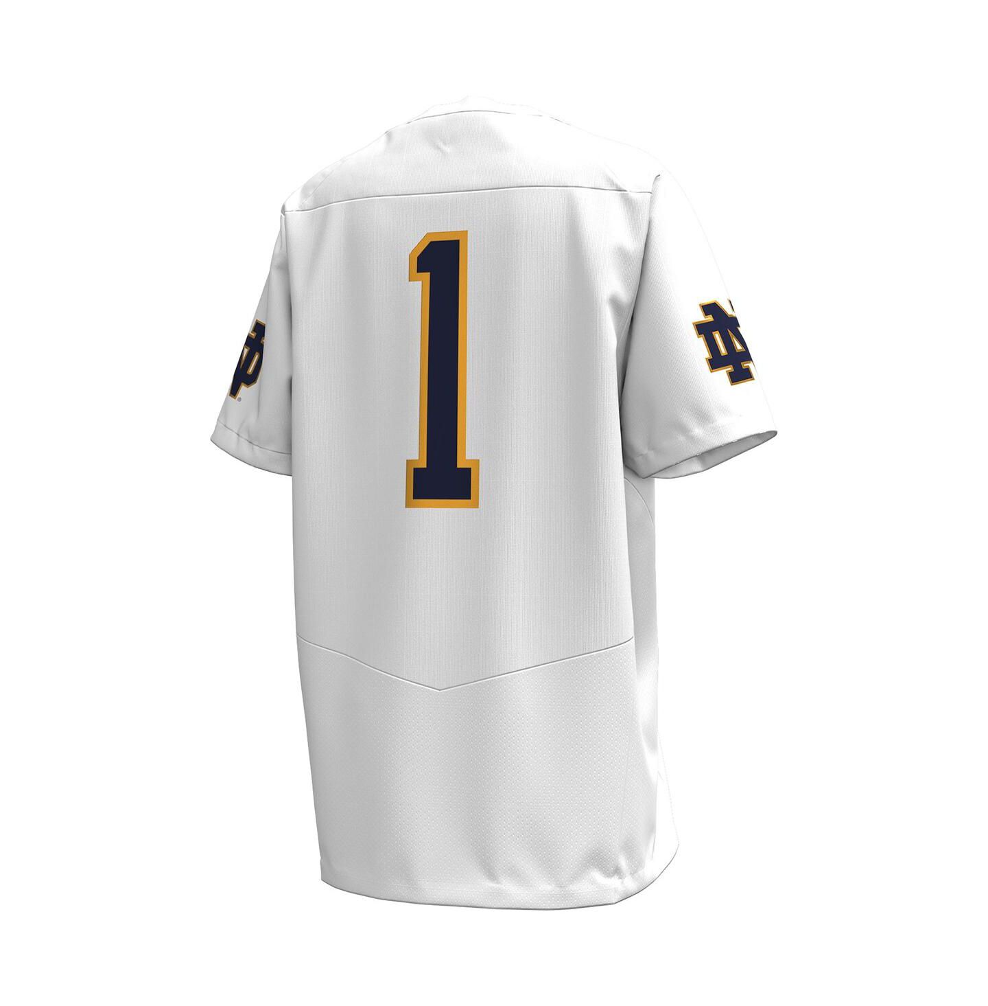 Детское футбольное джерси Under Armour Notre Dame Fighting Irish Replica, White — фото 3