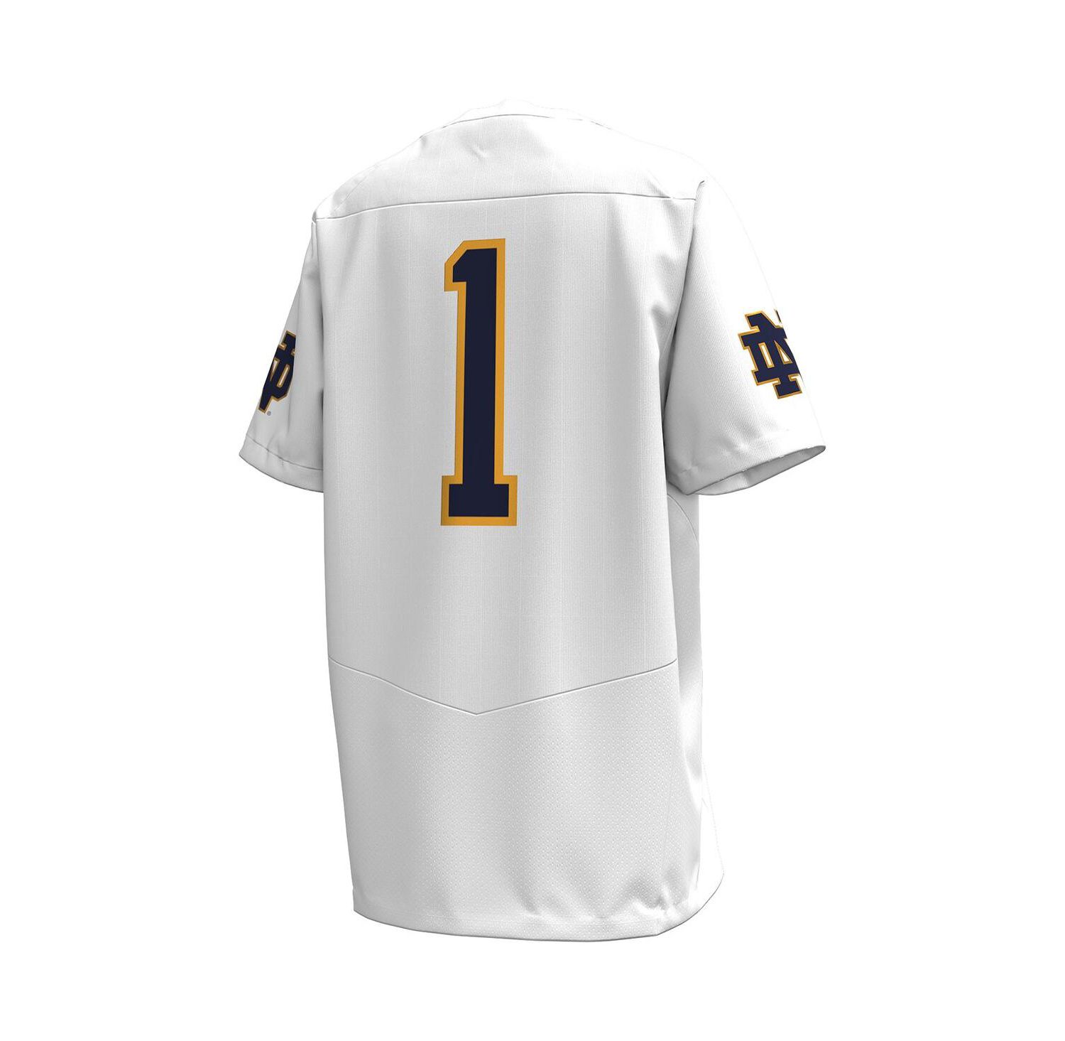 Big Boys and Girls White Notre Dame Fighting Irish Replica Football Jersey