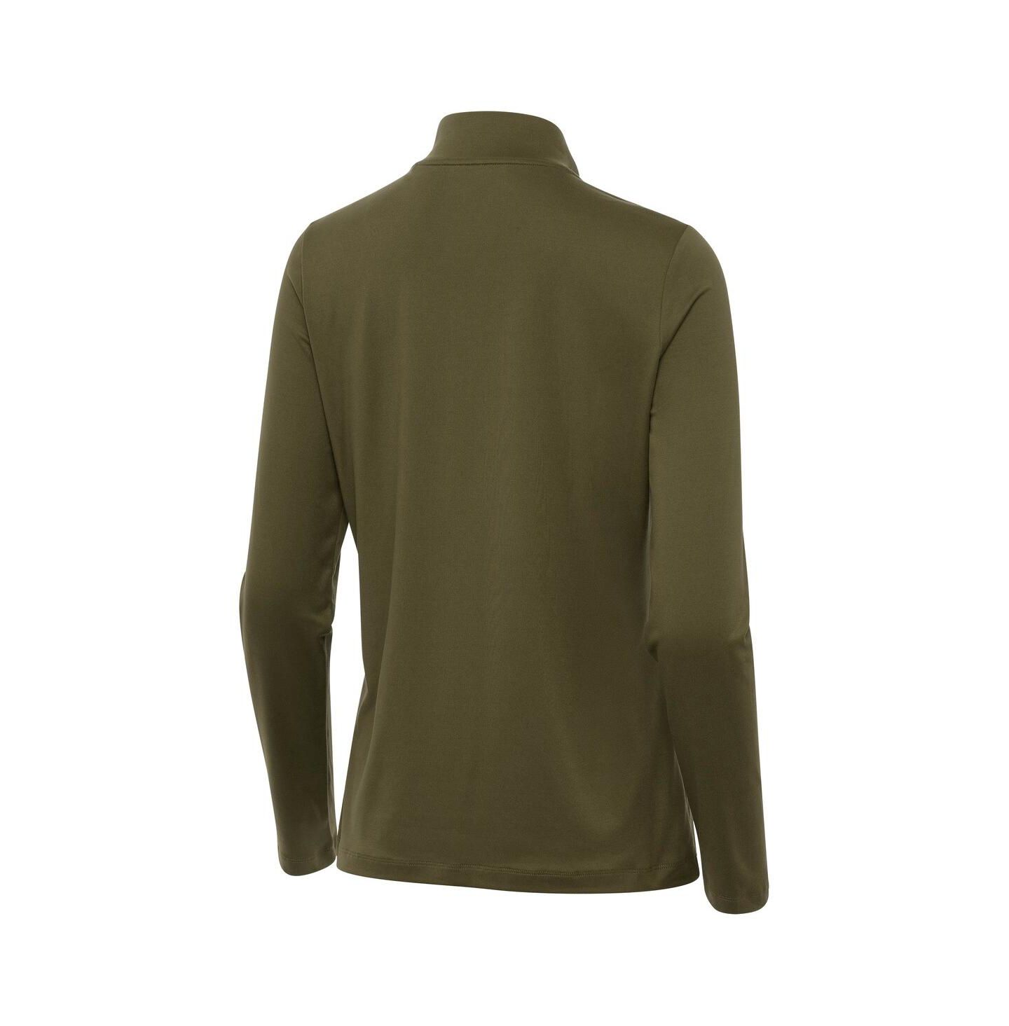 Женский топ Antigua Olive Ohio State Buckeyes Reprocess Quarter-Zip — фото 3