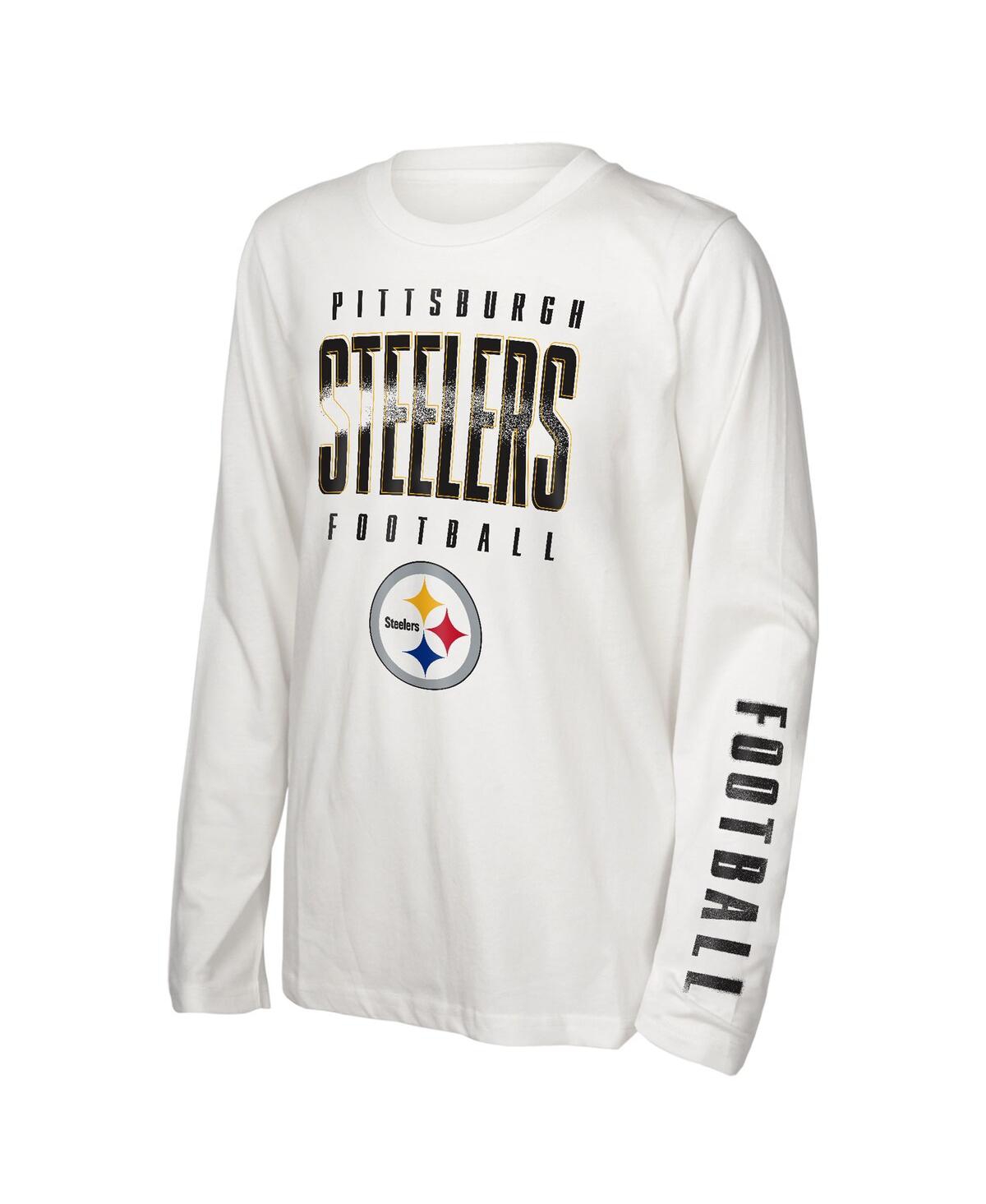 Outerstuff Preschool Pittsburgh Steelers The Mix Combo T-shirt Set In Multi