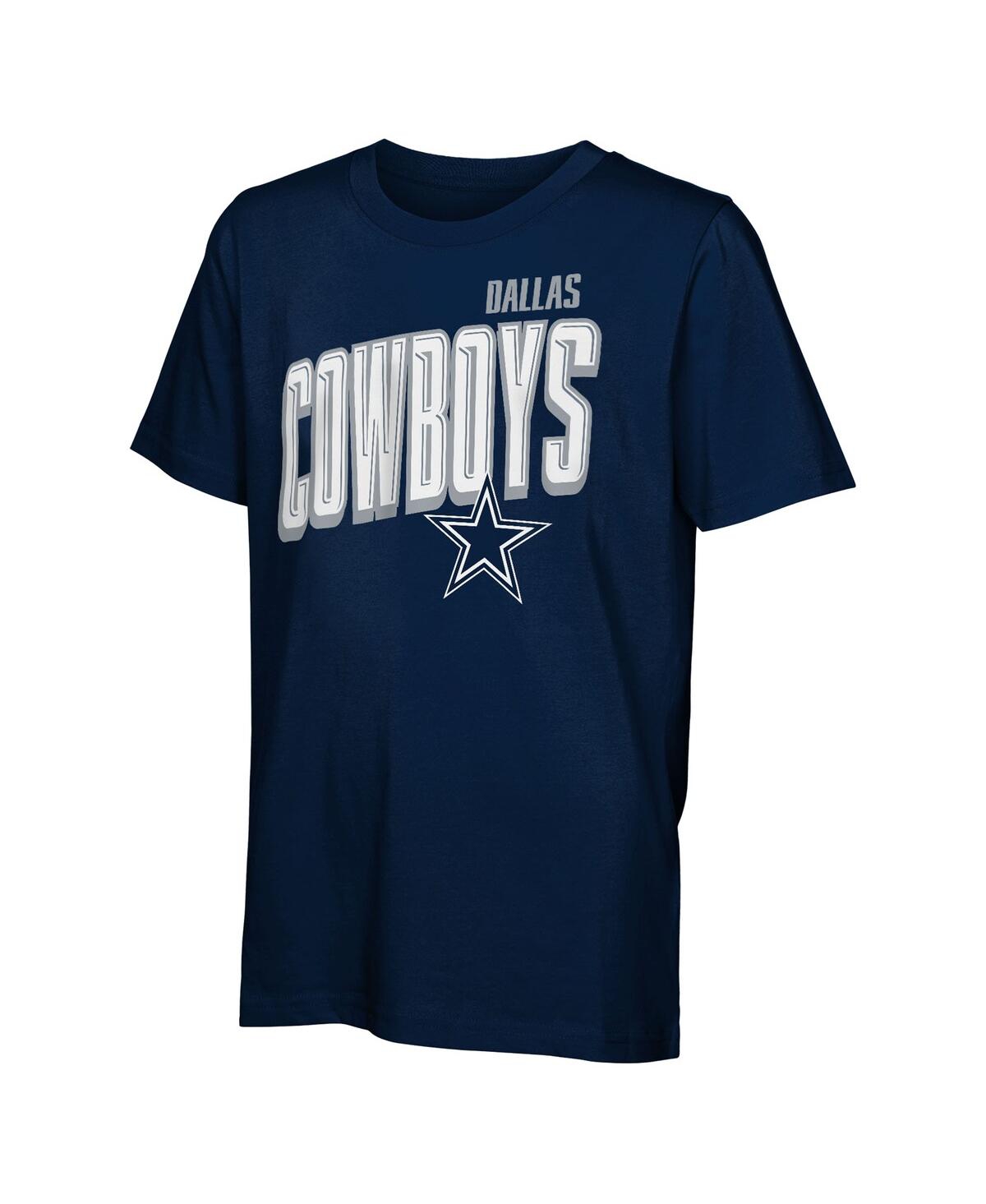 Outerstuff Preschool Dallas Cowboys The Mix Combo T-shirt Set In Blue