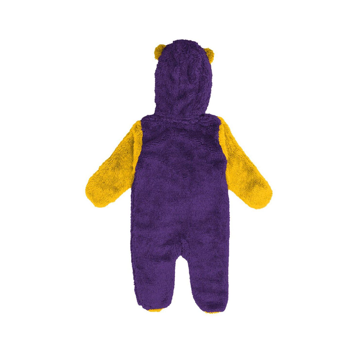 Baby Boys and Girls Purple Minnesota Vikings Stay Napping Fleece Bunting Full-Zip Sleeper