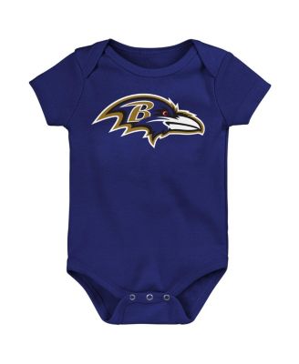 Newborn 3-Pack Baltimore Ravens Little Tike Bodysuit Set