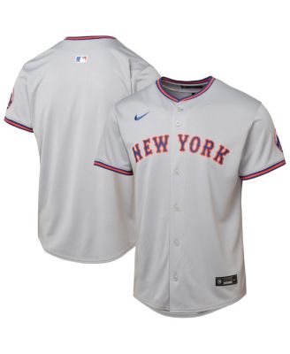Nike - Big Boys and Girls Gray New York Mets Road Limited Jersey