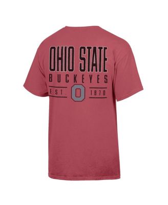 Men's Scarlet Ohio State Buckeyes Big Name T-Shirt