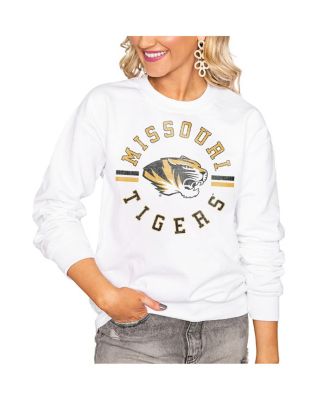 Gameday Couture - Women's White Missouri Tigers Oversized Days Perfect Crew Sweatshirt