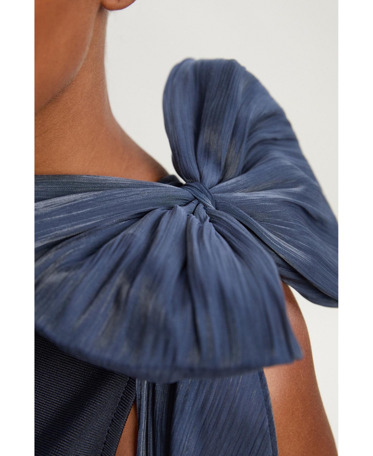 Karen Millen Women's Tassel Sleeve Detail Maxi Dress