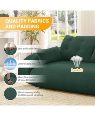 Human Dog Bed Foldable Sofa Sleeper - Green