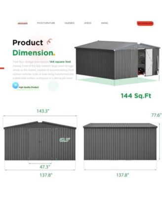 12'x12' Outdoor Storage Shed