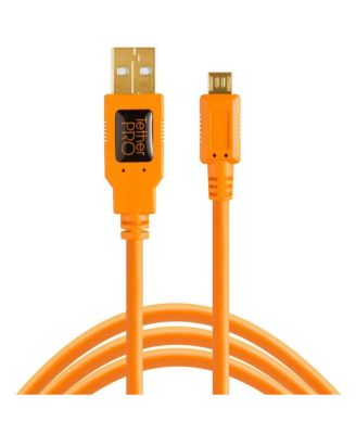 Q2n-4K Handy Video Recorder - Live Streaming Kit, Includes Tripod Mic Stand + Tether Tools TetherPro 15' USB 2.0 A Male to Micro-B 5 Pin Cable