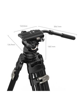 AD-Pro8 FreeBlazer 3-Section Carbon Fiber Tripod with PH8 Fluid Head