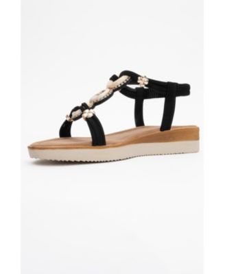 JUNES Buckle-Embellished Sandal (Women)