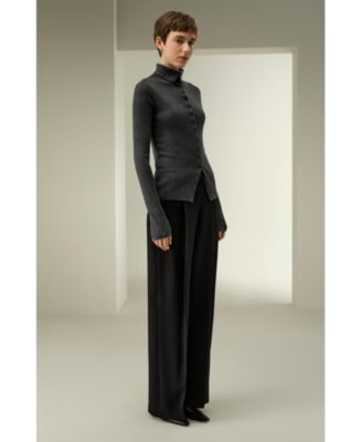 Slim Fit Silk Cashmere Sweater