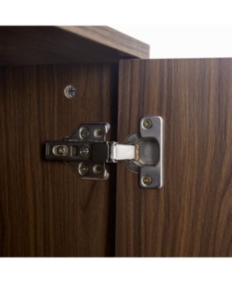 Mid-Century Side Table with Storage