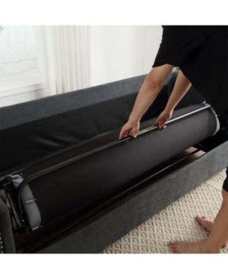 80.7" 2-in-1 Sofa Bed Sleeper with Large Mattress