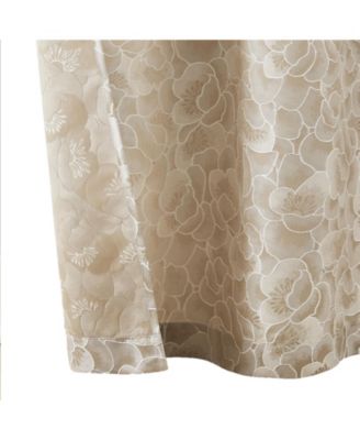 Bythe Textured Grommet Window Curtain Panel Pair 2 Piece Window Curtain