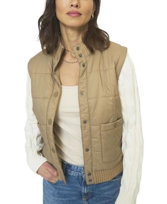 Women's Brady Quilted Mixed Media Jacket