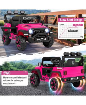 12V Kids Ride On Truck with 212V Motors Spring Suspension & Remote Control