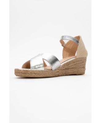 Miria Leather Platform Espadrille (Women)