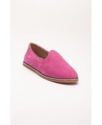 Istanbul Suede Leather Slip On Flats (Women)