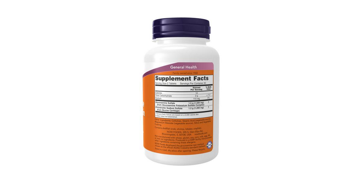 Now Foods Glucosamine & Chondroitin ,Sulfate Extra Strength 60 Tabs