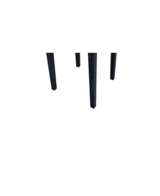 Sky Blue Solid Wood Side Table