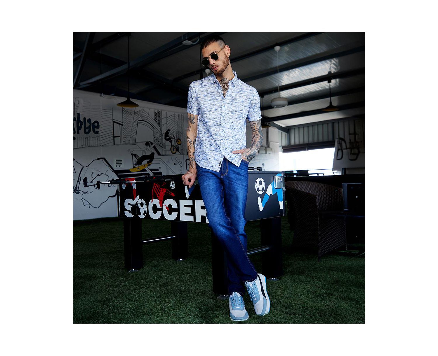Men's Textured Tactile Shirt